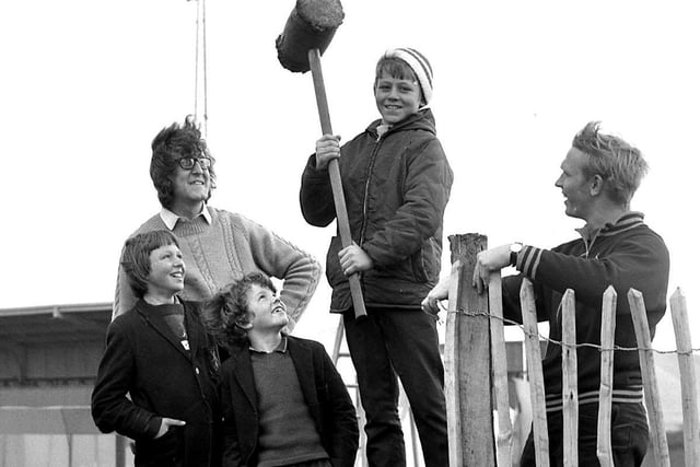 RETRO 1972 Youngsters try out the attractions ready for the annual carnival at Orrell Rugby Union Club