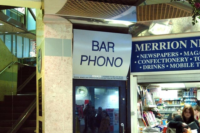 Bar Phono in the Merrion Centre was a mecca for Goth fans.