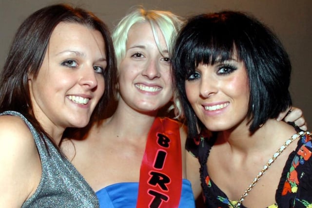 Mel, Stacey and Emilly out on Stacey's 20th birthday.