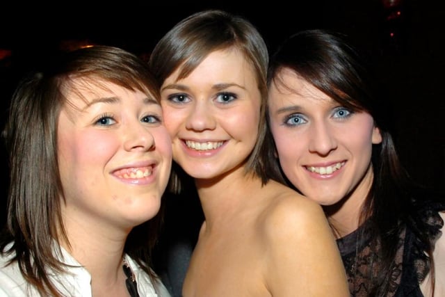 Laura, Kate and Shel out on Laura's 18th in Tryst.