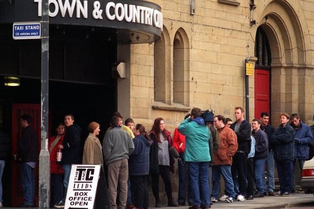 Legendary venue T&C boasted something for everyone. Live music galore - this is the ticket queue for U2 in 1997 - to Brutus Gold on a Friday and Top Banana on a Saturday.