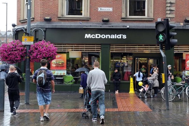 By 4.30am on a Sunday, McDonald's on Briggate would have has Big Mac sauce sliding down the walls back in the day, so watch yourself!