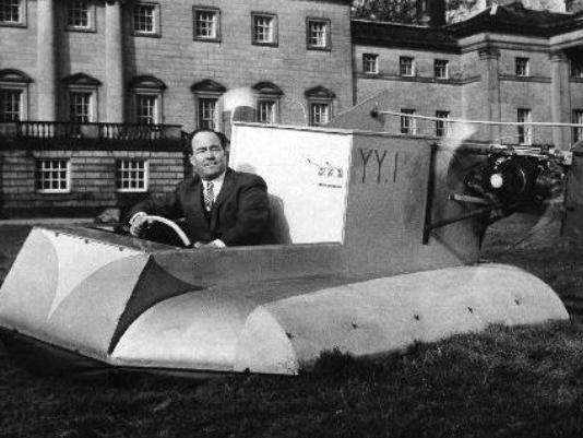 At Nostell Priory in 1967 members of the Young Conservative Association from all over Yorkshire accepted Lord Oswald's challenge to build a hovercraft.