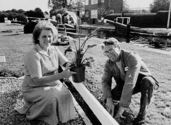Eric Link and his wife, Maureen, 'who hate gardening', picked up a top prize for the most improved canal lock in the country in 1987. The couple moved into the lock keeper's house at Broad Cut Lock, Durkar, Wakefield, three years earlier, taking charge of a stretch of the Aire and Calder Canal whichincludes the Wakefield Basin, three workin glocks and two flood locks.