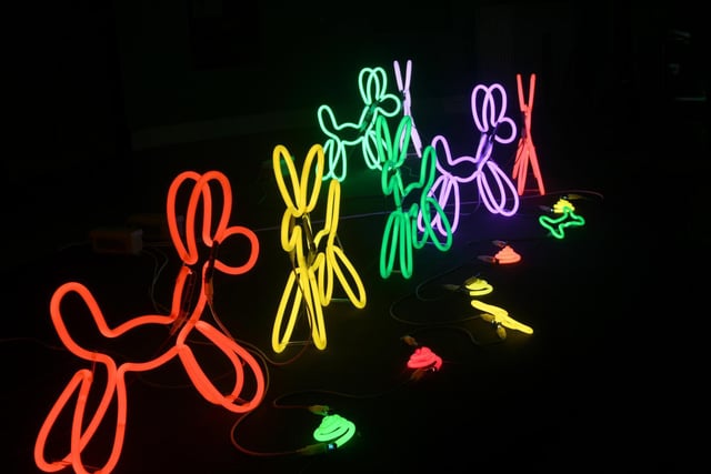 'Neon Dogs' by Deepa Mann-Kler.