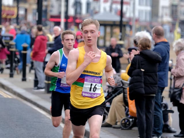 Jackson Smith was the third Scarborough AC runner home, and 13th overall
Photo by Richard Ponter