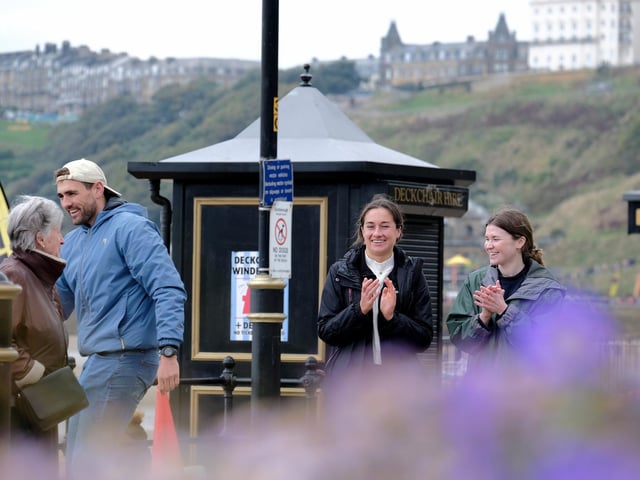 Spectators enjoy the race action

Photo by Richard Ponter