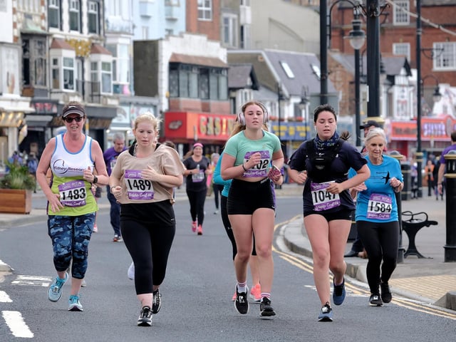 Runners head to the finish line

Photo by Richard Ponter