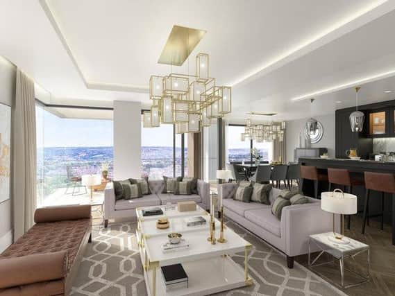 Apartments worth £32 million have been sold at Hallam Towers making it Sheffield's most expensive development of its kind.
