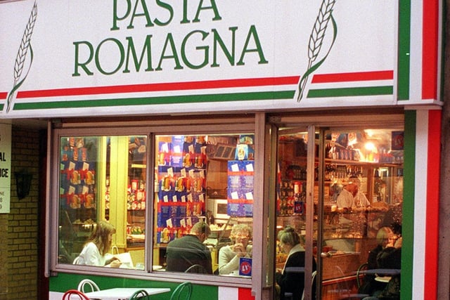 Did you think we had forgotten? Pasta Romagna pictured in November 1998?