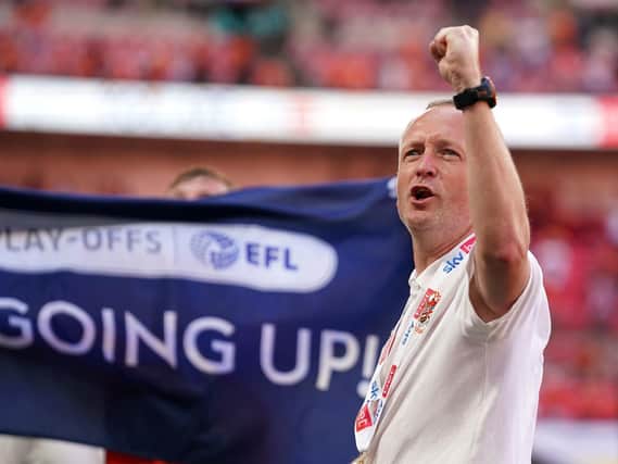 Critchley led the Seasiders to promotion in his first season in charge