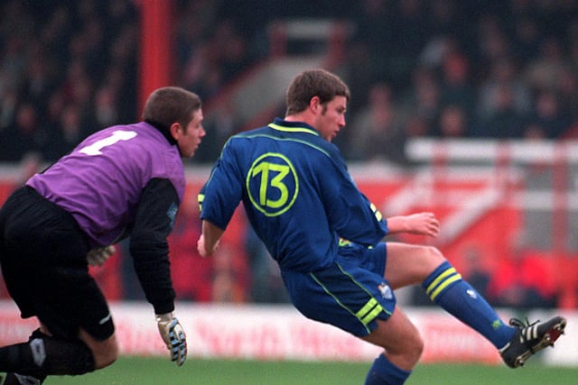 Michael Holt's goal was the only joy for PNE in their 2-1 defeat at Bloomfield Road in December 1997