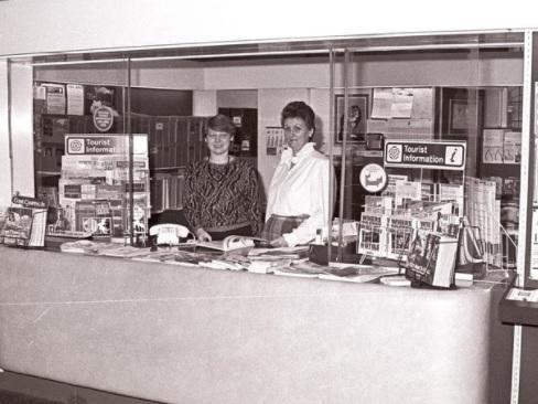 And the tourist information desk was always open to help visitors find their way.