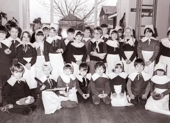 Horbury Clifton Infant School pupils were also invited to enjoy a day in the life of Clarke Hall in 1985.