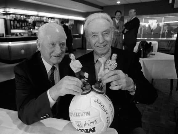 Sir Tom Finney and Sir Stanley Matthews in later life