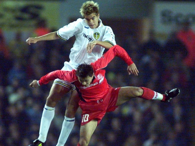 Jonny Woodgate rises high.