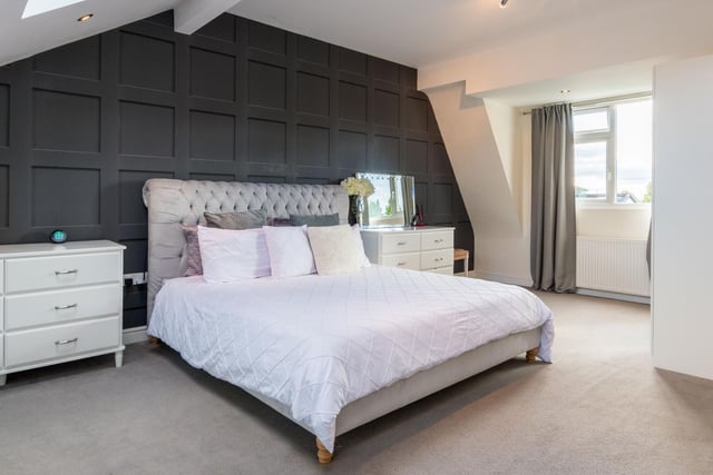 There are five bedrooms in the main property and one bedroom in the annex. The glamourous master bedroom benefits from an en-suite.