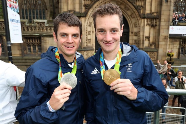 Legends of triathlon, the Brownlee brothers were born in Dewsbury and are avid Whites fans.