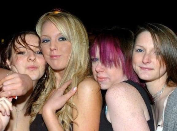 Friends enjoying a night out in Reflex in 2006.