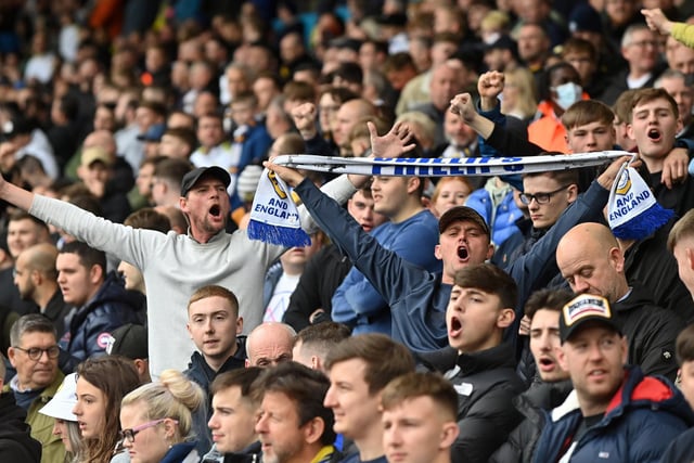 Leeds United's fans yelled on Marcelo Bielsa's Whites to the last whistle.