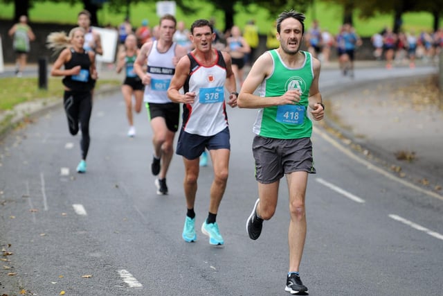 A Chapel Allerton Runners member on the course