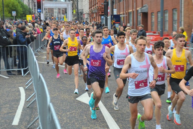 England age-group runners were among the field