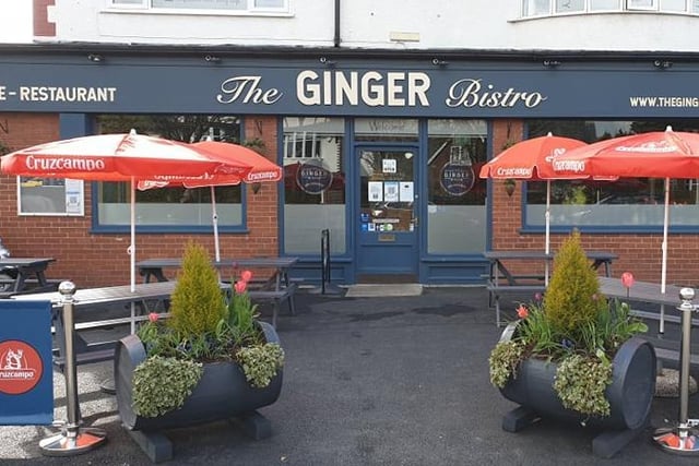 The Ginger Bistro / 333 Garstang Rd, Fulwood, Preston PR2 9UP / Google rating 4.6 out of 5 stars / "The food, service, atmosphere and general ambience were all excellent."