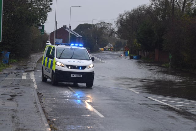 Flooding near Kirkham.