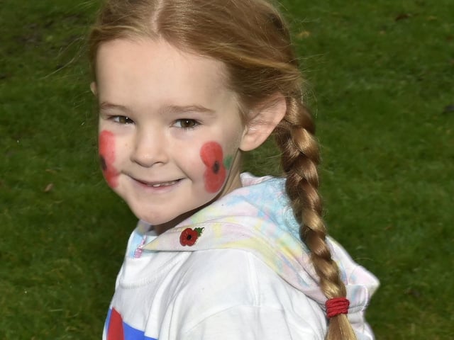 Phoebe Brooks, six, of Gildersome.
