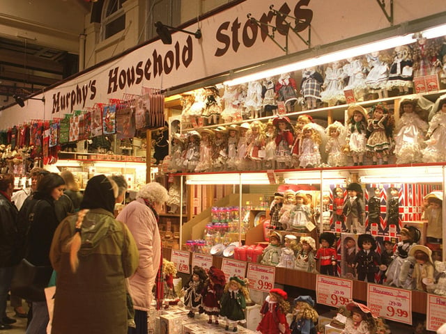 Murphy's Household Stores - pictured here in November 1996 - proved popular with bargain-hunters.