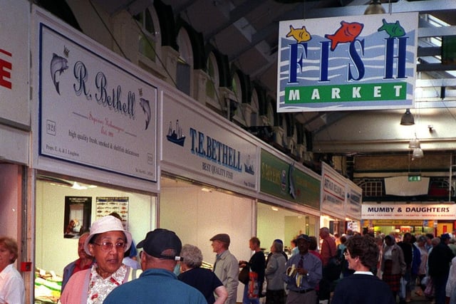 The new fish market pictured in August 1999.