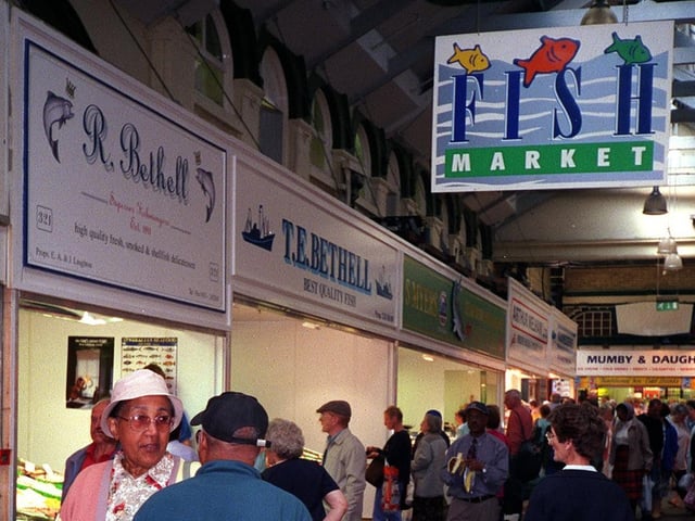 The new fish market pictured in August 1999.