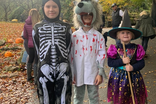 Frightful family fun at Clitheroe Castle on Halloween. Picture by Lucy Greenhalgh