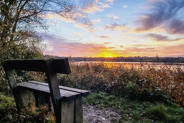 Sue Billcliffe shared somewhere peaceful to sit and watch the sunrise at Wintersett.