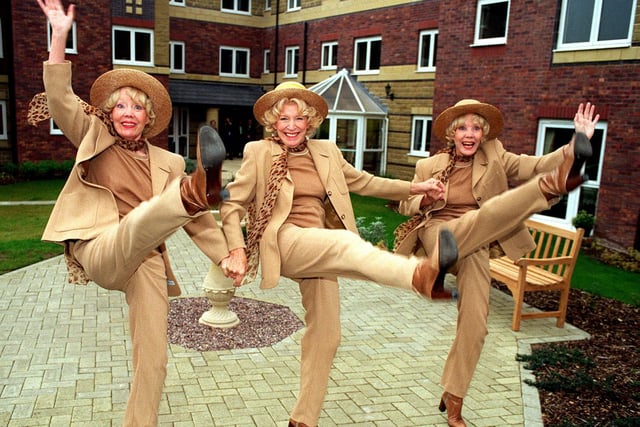 The Beverly Sisters -  Babs, Joy and Teddy - were still kicking high after opening a McCarthy and Stone retirement development at Alwoodley.