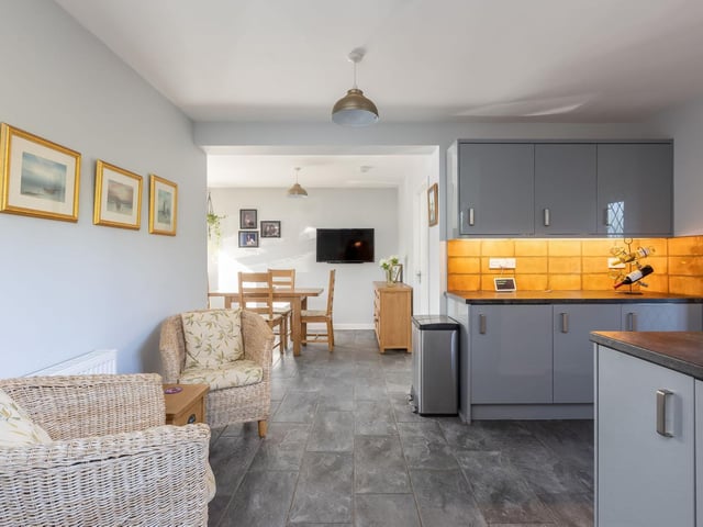 An alternative view of the ground floor arrangement.