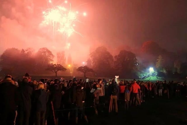 Clitheroe Castle - Saturday, November 6th. 

Gates open at 5pm. Bonfire lit at 6-15pm, fireworks at 7pm. Tickets are available through the link on Facebook, and at Banana News in Clitheroe. A family ticket remains at £10 (two adults and two children).