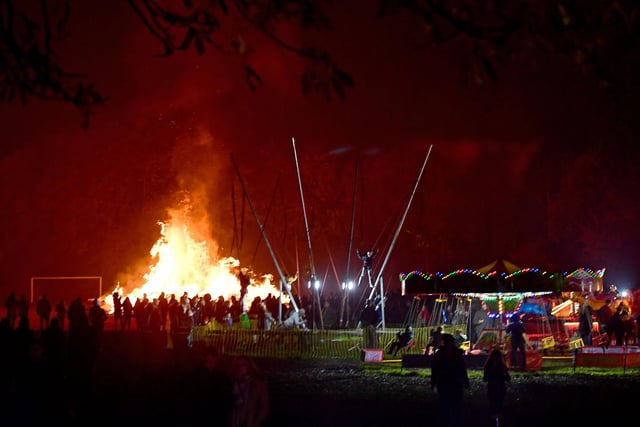Mirfield bonfire in 2019