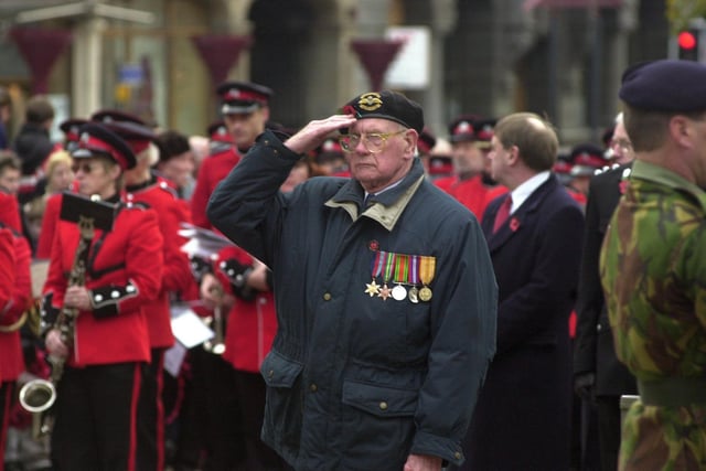 Leeds came together in the city centre on Remembrance Sunday to honour the fallen.