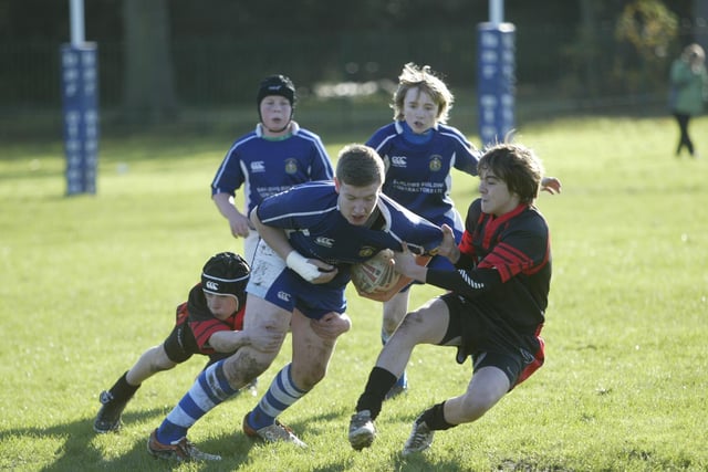 The junior rugby league game between Illingworth and Newsome Panthers.