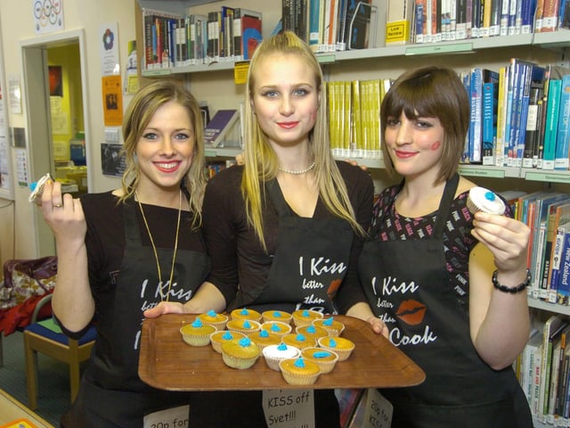Whitby Community College students hold a fundraiser for Children in Need.