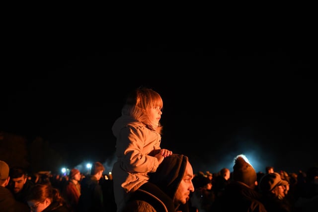 Visitors of all ages enjoyed the bonfire and fireworks display hosted by Harrogate Round Table