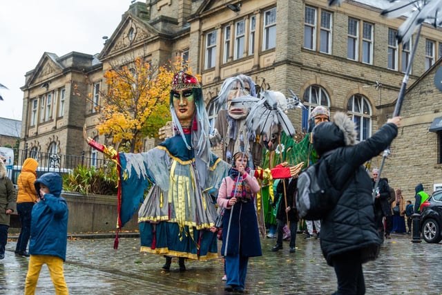 The performances were inspired by two Kirklees charities: Creative Scene and 6 million+