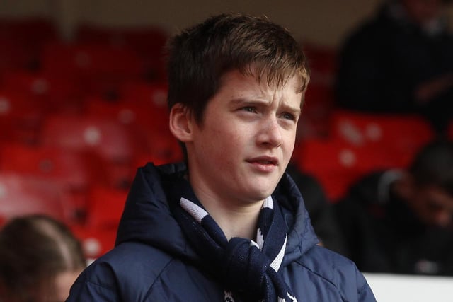 A young PNE fan at Nottingham Forest
