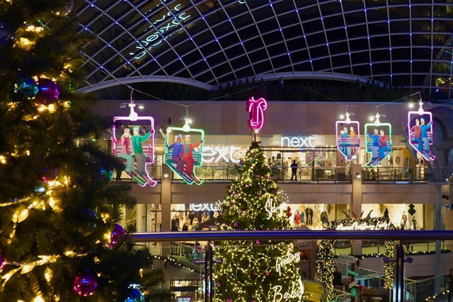 Christmas has come early at Trinity Leeds as the shopping centre unveils its incredible alpine-themed decorations
