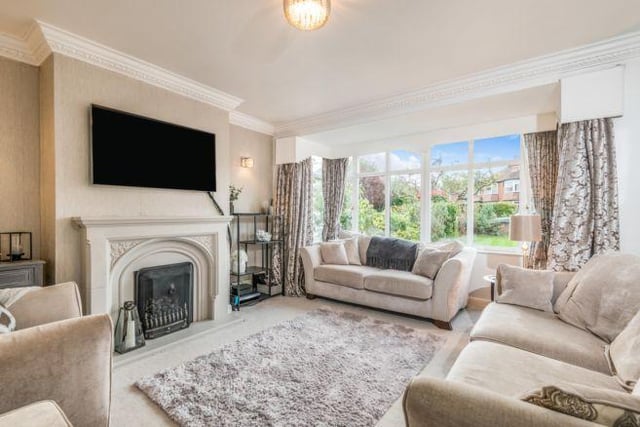 The living room benefits from plenty of natural light due to the large bay window which overlooks the front garden. It is a spacious room with plenty of space to wind down with family.