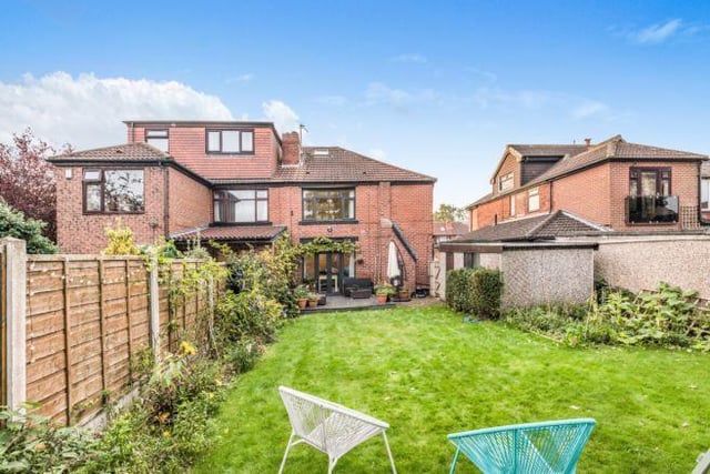 To the rear of the property is a garage and a garden which enjoys a good degree of privacy.
