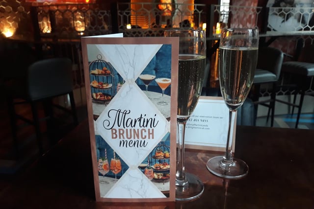 Dirty Martini’s bottomless brunch is served in its signature birdcage with vegetarian and gluten-free options available. Enjoy unlimited pink and blood orange gin and tonics, martinis or prosecco for 90 minutes, priced at £35pp.