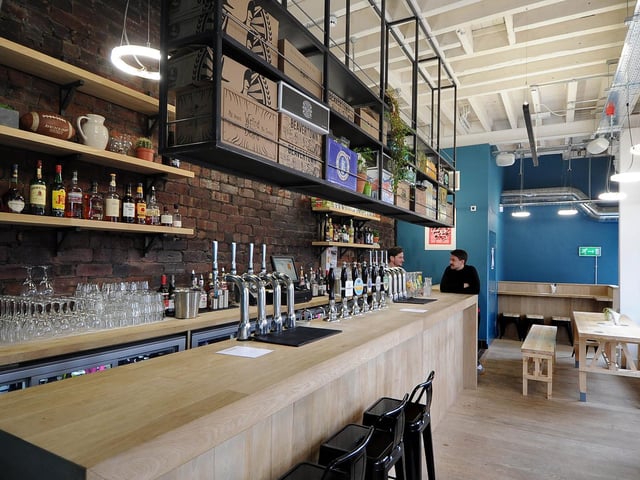 The Brunswick in North Street, Leeds city centre, was praised for its "eyecatching exterior mural" and "modern vibe". Critics noted its good selection of five changing beers and "mega" Sunday lunches.