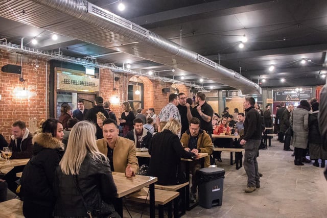 Street food haven Assembly Underground, in Calverley Street, was described as a "clever refurbishment of a Grade II listed building". The Vocation Brewery bar within the food and drink hall was praised for its 50 taps and mention was given to the separate gin bar.